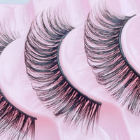 ZDHSOY 10 Pairs False Eyelashes - Russian Strip Lashes,Thick DD Curl Fluffy Wispy Faux Mink Lashes Reusable Natural Soft Eye Lashes (D-002)