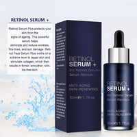 Aeshory Retinol Serum for Face/Neck/Eyes 50ml, High Strength with 5% Retinol, 30% Vitamin C, Vitamin E & Hyaluronic Acid - Anti Aging Facial Serum for Moisturizing, Fine Line, Skin Repair