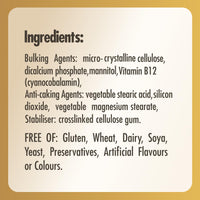 Solgar Vitamin 100 µg B12 Tablets - Pack of 100 - Easy to take Form - for Healthy Nervous System, Heart and Mind - Red Blood Cell Formation - Vegan
