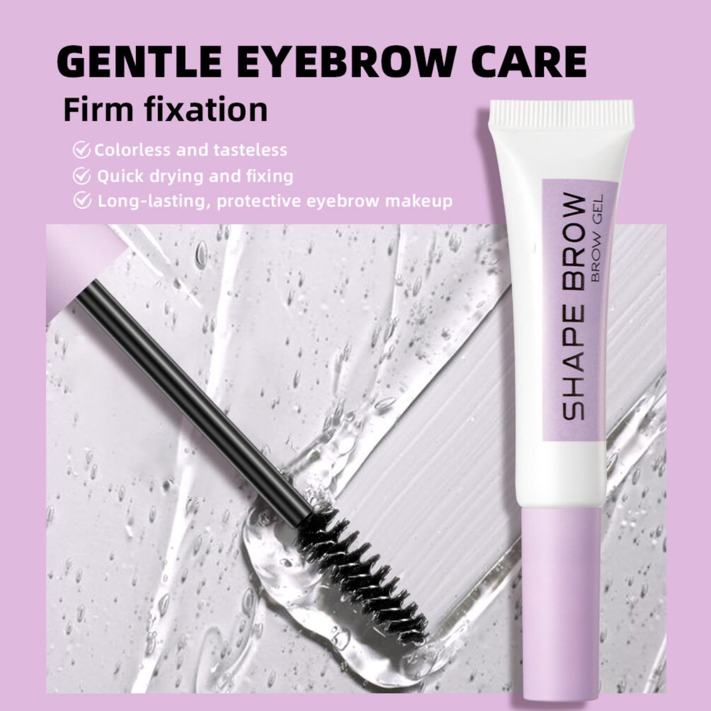 SHEBEEDO Clear Eyebrow Gel Instant Brow Styler Brow Gel Longwear Eyebrow Gel Clear Brow Glued For Brows & Edges Eye Brow Gel For Natural Eyebrow Styling Repair Laminated Brow Look For Styling Brows