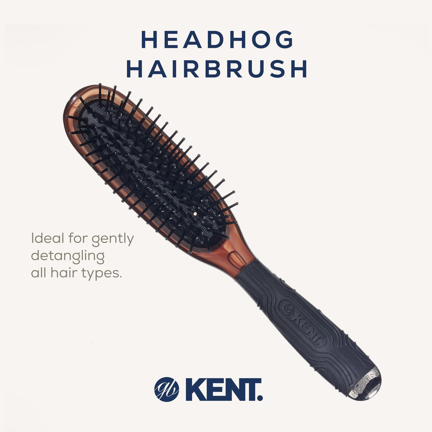 KENT Kent Hog Range Head Hog Hair Brush