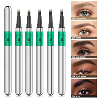 LcoLourx Magic Liquid Eyebrow Pencil,Waterproof Brow Pencil for Natural Beauty Brow,Microblading Effect & All-Day Wear,Universal Eyebrow Colours (Black brown)