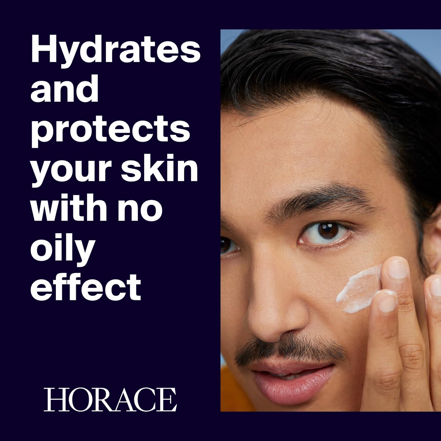 HORACE Mattifying Face Moisturizer for Men, Unscented, 75 ml