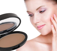 Boobeen Eyebrow Seal Stamp Powder - Waterproof 1 Second Make Up Nature Tinting Coloring Kit - Creates Natural Looking Brows for Makeup Beginners