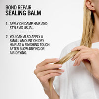BlondMe Schwarzkopf Professional BLONDME Bond Repair Sealing Balm Leave In Treatment Heat Protection Reducing Frizz Sealing Split Ends Smoothing And Strengthening 75 ml