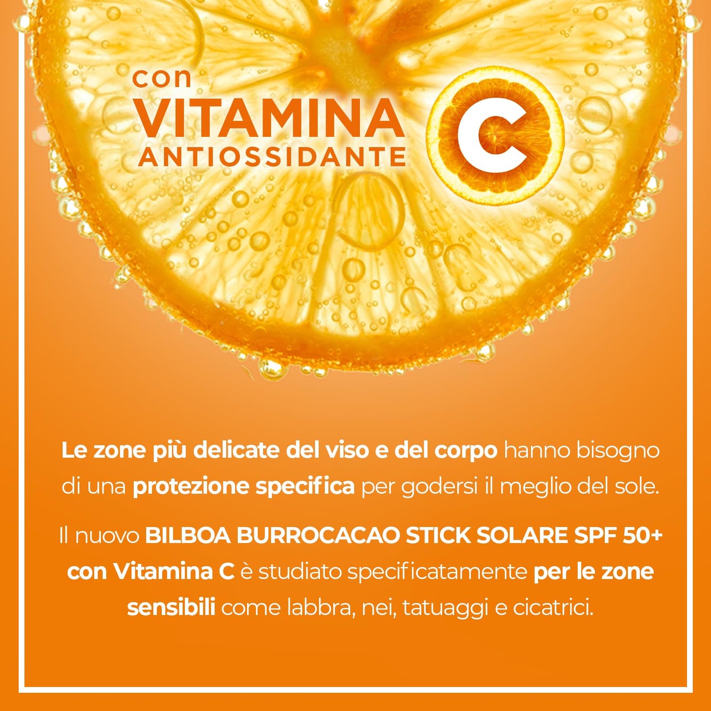 Bilboa Sun Protection Face and Body Cream SPF 50+ with Vitamin C - Hydrates, Nudes and Protects - Ideal for Sensitive Hair - Dermatologically Tested - 180 ml Tube