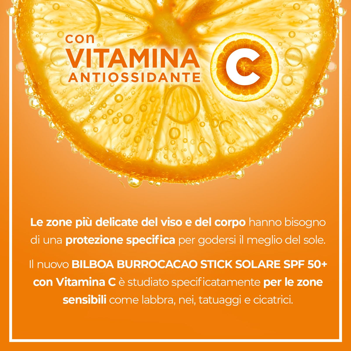 Bilboa Sun Protection Face and Body Cream SPF 50+ with Vitamin C - Hydrates, Nudes and Protects - Ideal for Sensitive Hair - Dermatologically Tested - 180 ml Tube