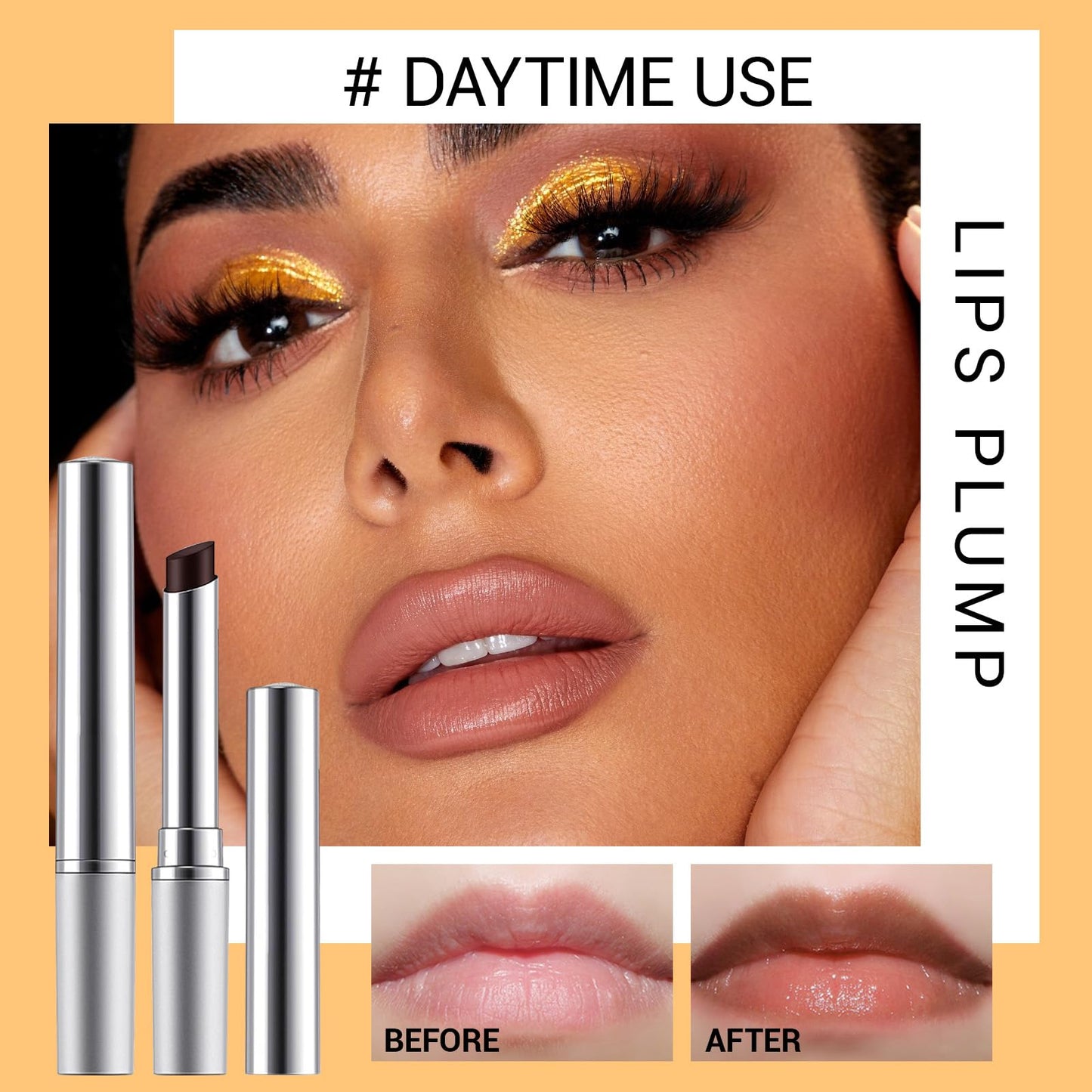DOOCECIY Black Honey Lipstick, Hydrating Moisturizing Tinted Lip Balm For Dry Lips