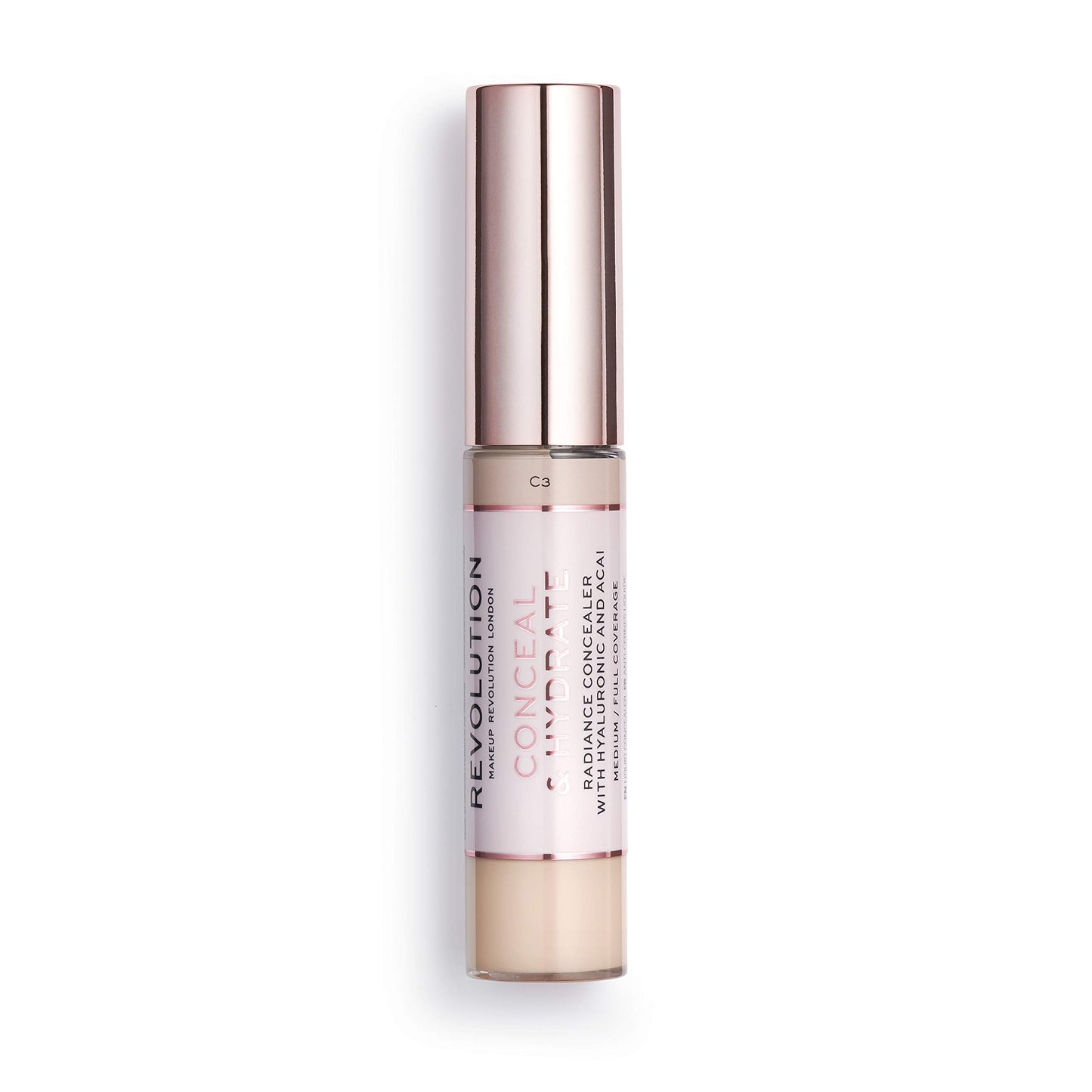 Makeup Revolution, Concealer and Hydrate C3, 13 ml (Pack of 1)
