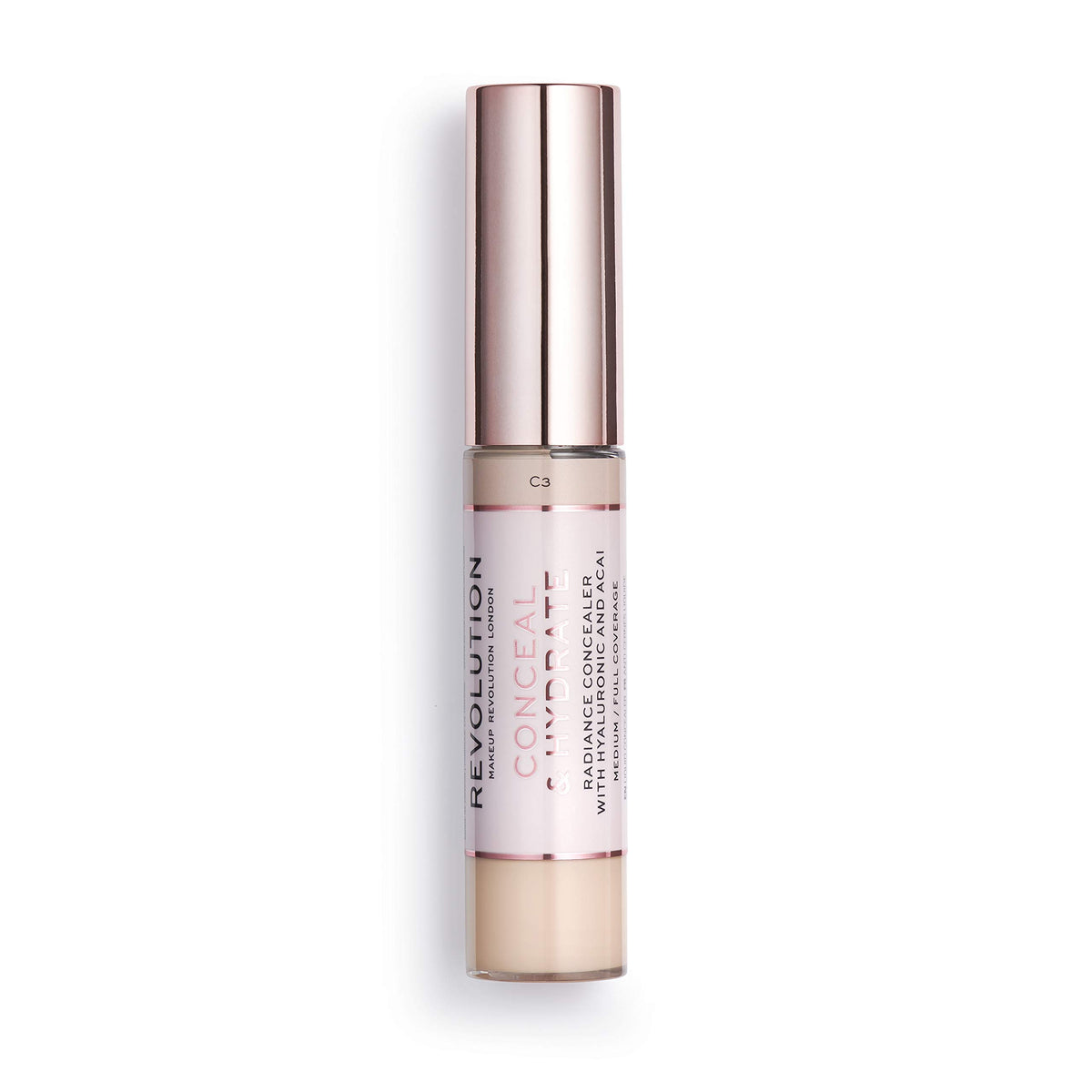 Makeup Revolution, Concealer and Hydrate C3, 13 ml (Pack of 1)