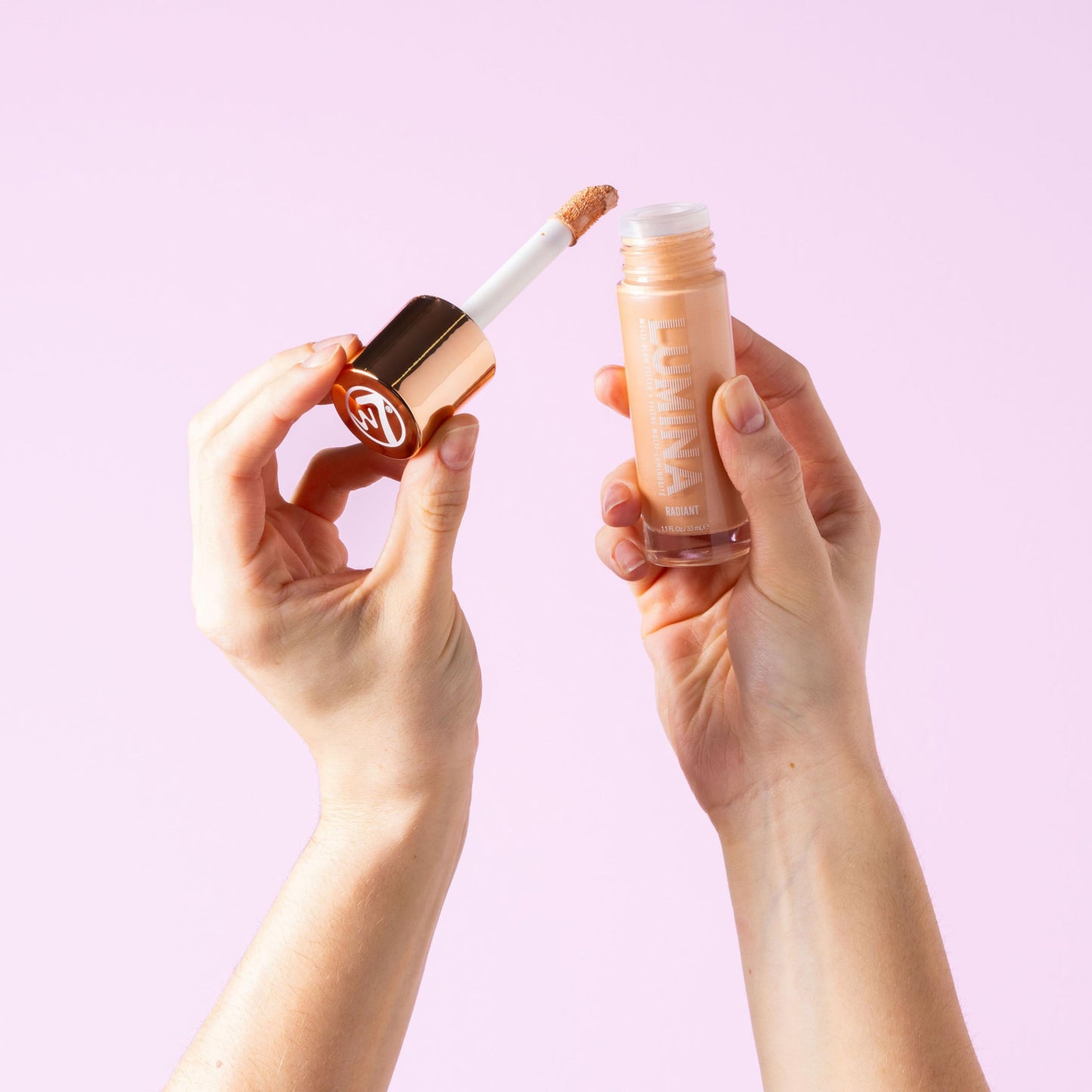 W7 Lumina Complexion Enhancer - Multi-Glow Filter For Flawless Complexion Makeup & Skin - Radiant