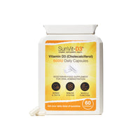 SunVit-D3 Vitamin D 600 IU Capsules - Cholecalciferol Vitamin D Capsules Support the Maintenance of Bone, Teeth, Muscle & Immune System | Made in UK & GMP Approved - D3 Vitamins 60 Convenient Capsules