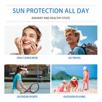 Body Sunscreen Lotion, Madagascar Centella Sunscreen, Centella Sunscreen SPF50, Water-Fit Sun Serum SPF50 + Pa++++ - Pure Centella Nicotinamide - No Sticky Refreshing Universal Sunscreen UV Defense