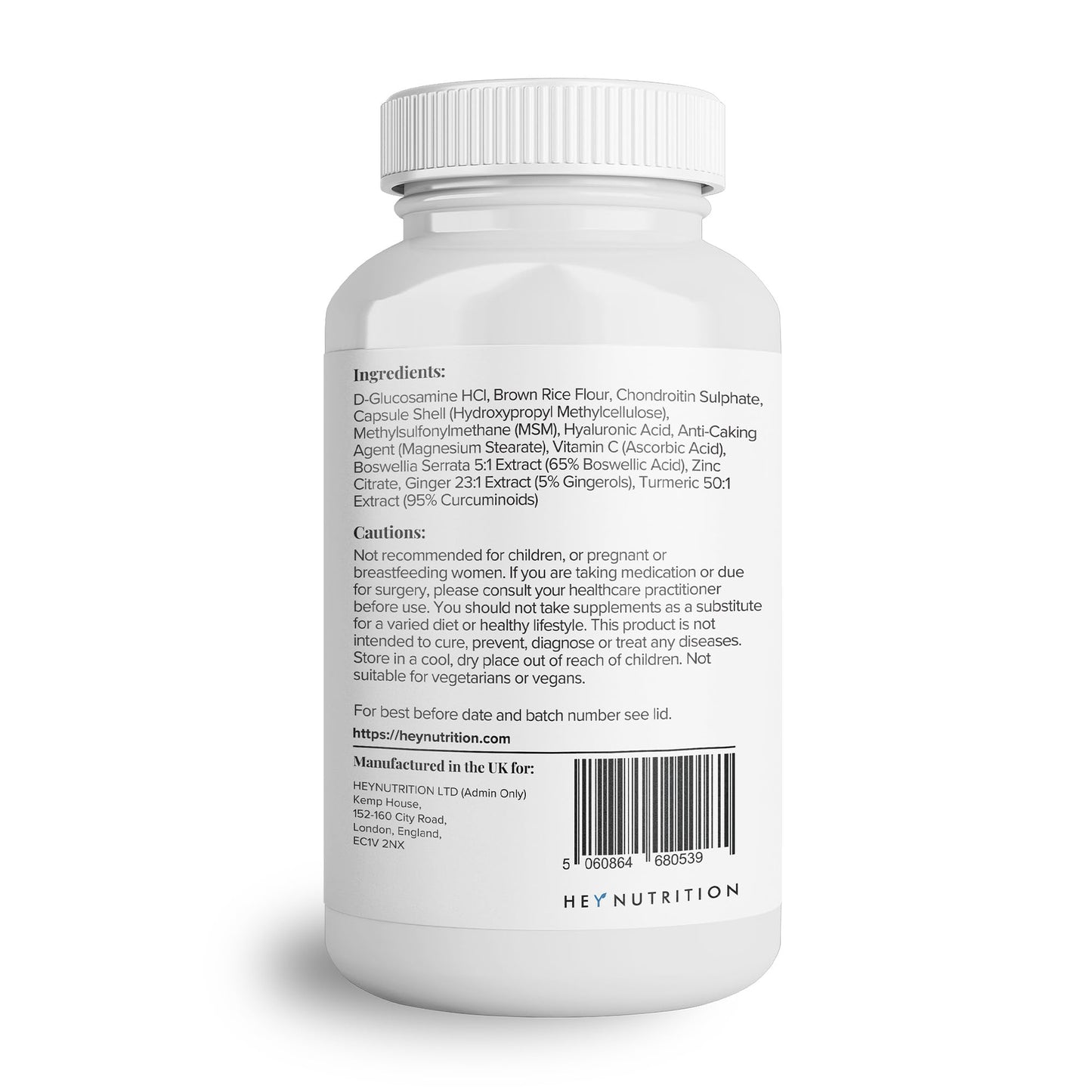Theonia Glucosamine Complex MSM Turmeric, Vitamin C & Boswellia Extract