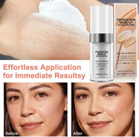 2 Pack Color Changing Liquid Foundation for Aging Skin - Long-lasting Moisturizing Concealer for Nude Base - Smoothes Skin Tone and Masks Age Spots - 30ml*2