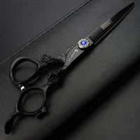 SHARONDS 5.5/6/7.5/7/8-inch professional hair clippers, Japanese 440C jewelry scissors (6-in cutting scissors)