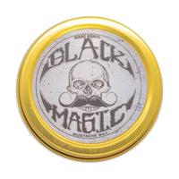 THE VINTAGE GROOMING CO. Black Mustache Wax | Bare Bones | Hide Grey Hair In Beard Or Moustache | Medium Hold 1 oz or 30ml Tin | No Heat Source Required | Unscented