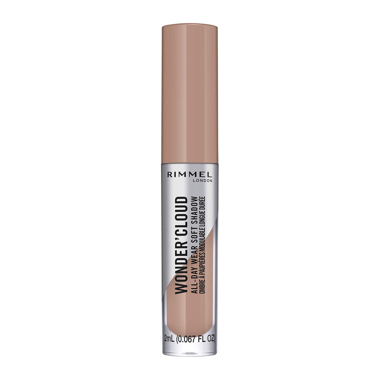 Rimmel London Wonder'Cloud Liquid Eyeshadow, 002 Foggy Beige