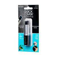 RED by Kiss Quick Cover Root Touch Up Stick Type Water-Resistant Temporary Gray Concealer Cover Up Brush for Hair and Beard (Jet Black)