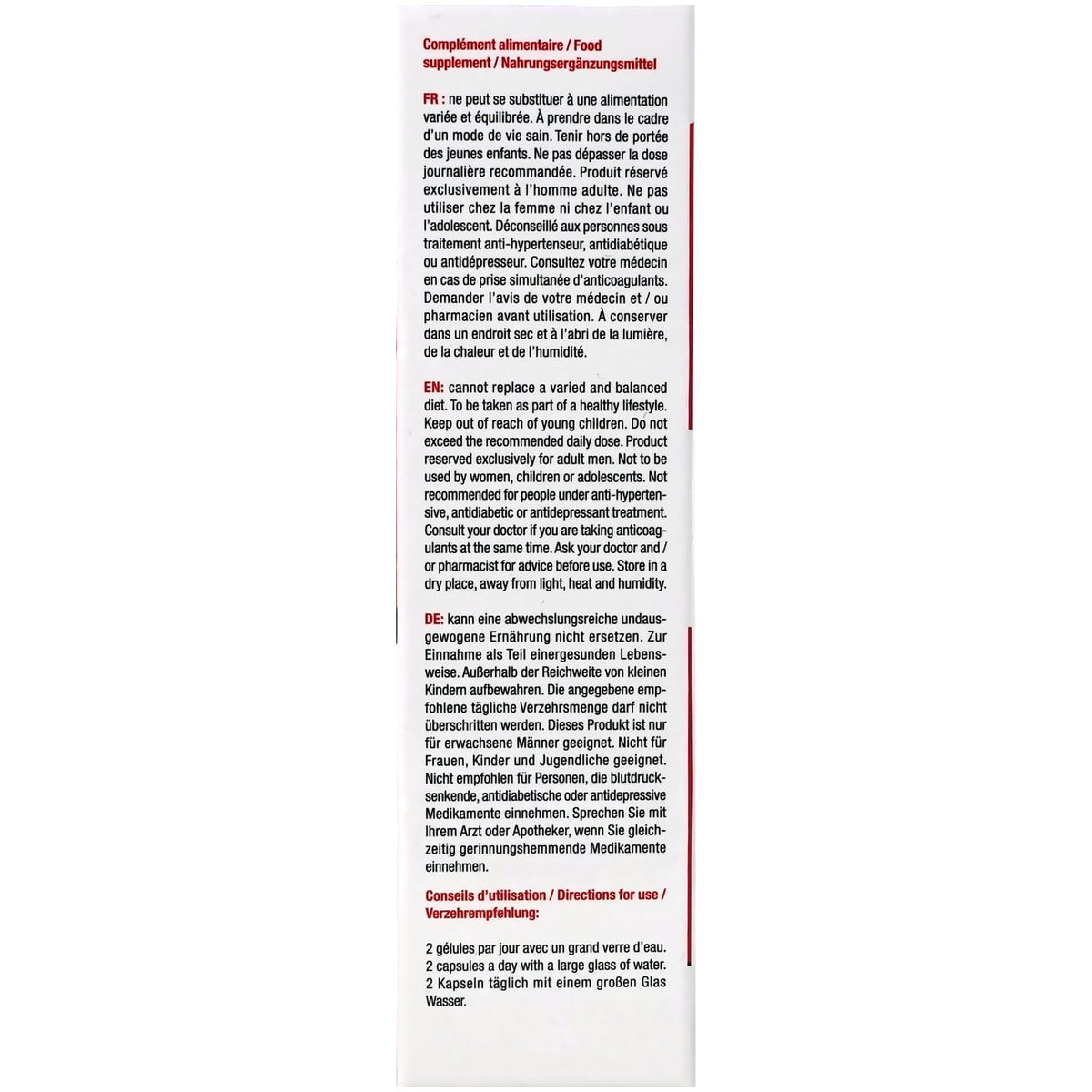 LABOPHYTO PERFORMANCING-ENHANCING APHRODISIAC 60 CAP