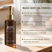 Orknglowy Firming Body Oil 100ML - Natural Body Oil for Women, Body Firming Oil with Castor Oil & Hyaluronic Acid, Massage Oils for Wrinkles, Fine Lines, Skin Tightening & Smooth, body oils for Dry Skin