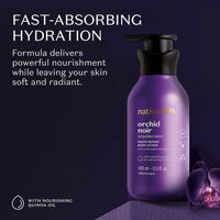 O Boticário Nativa SPA Noire Orchid, Moisturizing Body Cream, Scented Body Lotion with Quinoa Drops for More Hydration 400ml