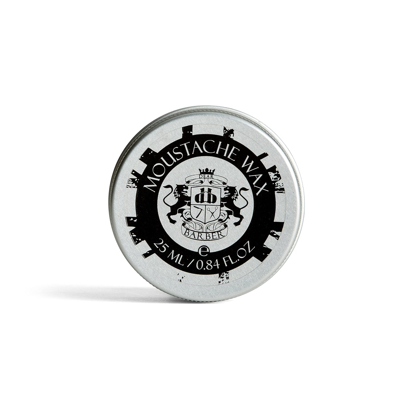 Dear Barber Moustache Wax, Flexible, Easy Styling Strong Hold, Protects Skin Conditions Hair, Keep Hold All Day, 25ml