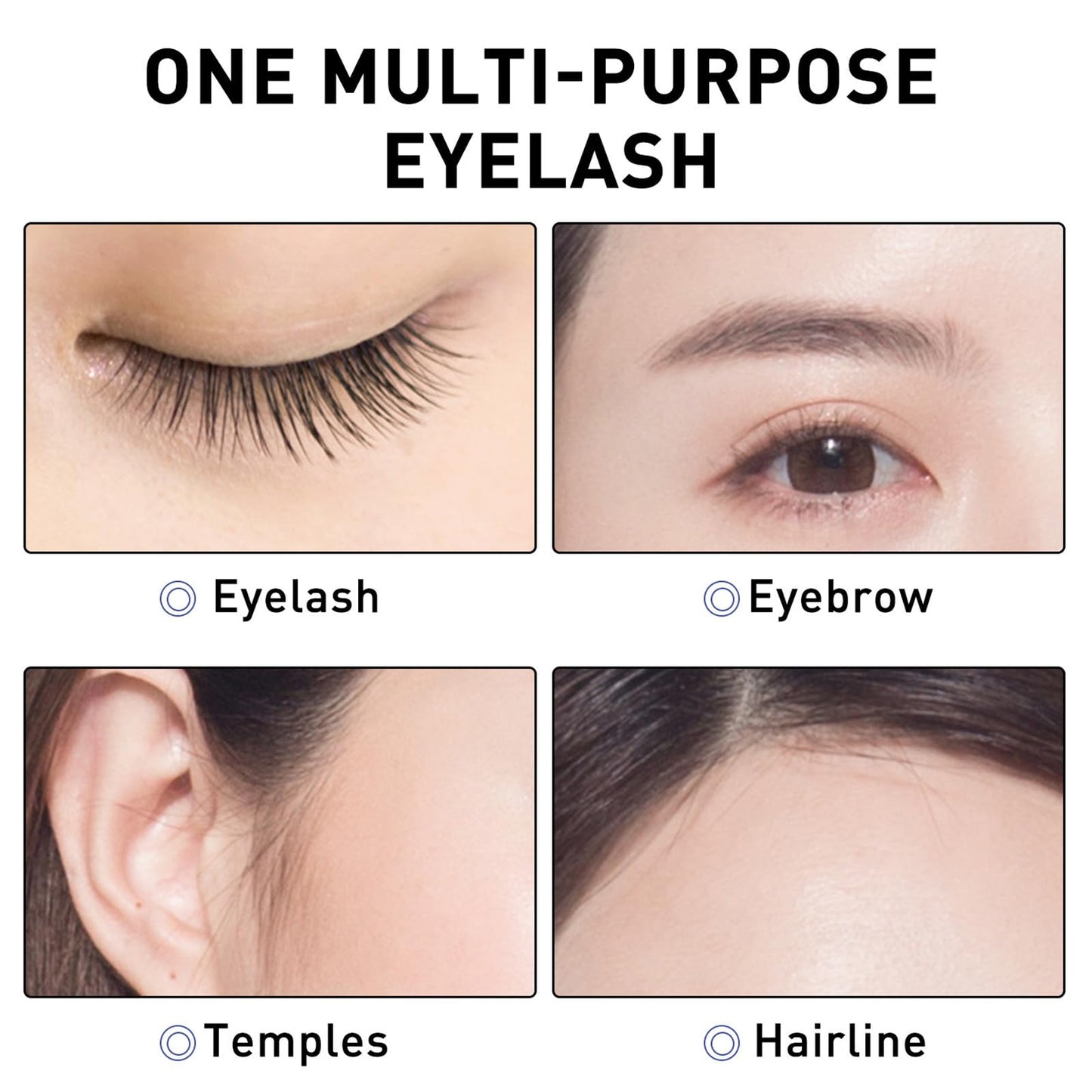 FresFresi Eyelash Growth Serum & Eyebrow Enhancer - Fast Growth & Strengthening, Achieve Longer, Thicker & Fuller Lashes (3ml)