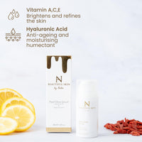 Beautiful Skin Pearl Glow Serum - Serum With Hyaluronic Acid and Vitamins A, C & E Face Serum for Women - Face Serum for Women - Helps Skin Elasticity and Wrinkles - Skincare By Nadia