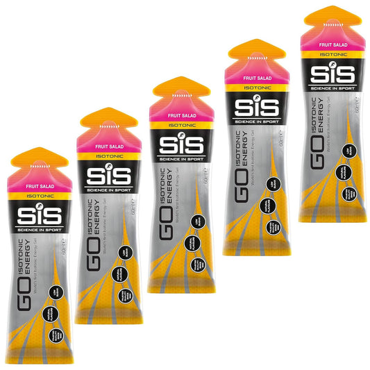 Contrast SIS Go Isotonic Energy Gel 60ml - Fruit Salad (Pack of 5)
