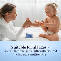HYDRANURE HydraNure Natural Organic Eczema Cream & Treatment for Babies & Adults-Cools Soothes Repairs & Protects Baby's Skin by Parents for Baby Eczema & Dry Itchy Skin Adult Eczema Psoriasis Sunburn (40ml)