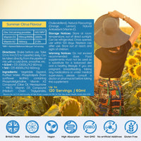 well actually WELL ACTUALLY Liposomal Vitamin D3 4000 IU + K2 MK-7 160mcg Liquid Drops - High Strength Vegan VIT D3 K2 Supplement - Immune & Bone Support - 120 Servings | Summer Citrus