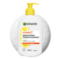 Garnier Vitamin C* Brightening Cream Cleanser, Removes Make-up, 250ml