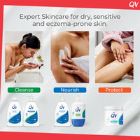 QV Intensive Ointment (450g) Soothing Moisturiser for Extremely Dry and Sensitive Skin, Rich Intensive Balm, Fragrance Free, Noncomedogenic, Sting Free Skin Care for Eczema, Psoriasis, Dermatitis