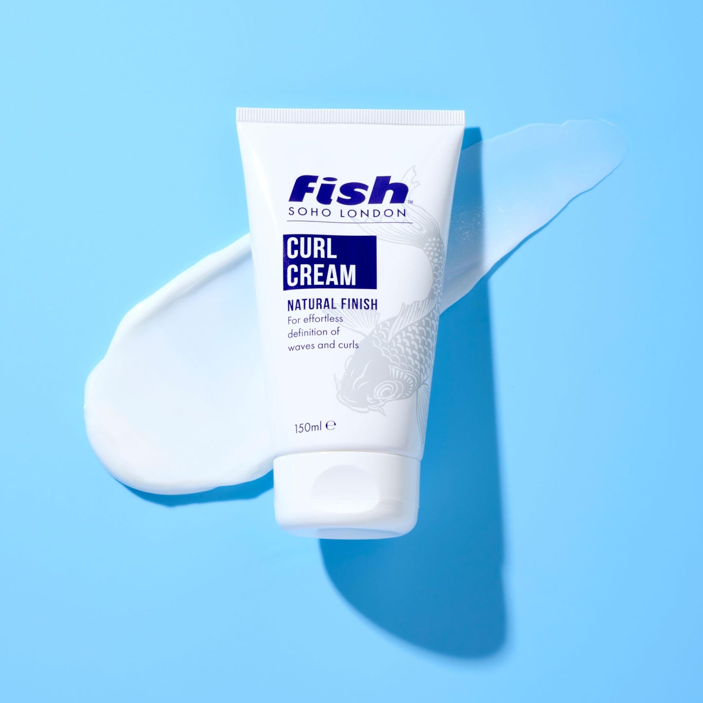 fish Fish Curl Cream 150ml – Define & Hydrate Curls with Lightweight Hold & Frizz Control – Moisturising Formula for Soft, Natural-Looking Waves