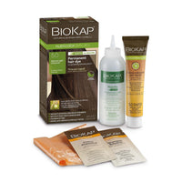 BIOKAP BioKap Natural Light Chestnut 5.0 Rapid Hair Dye 135 ml - works in just 10 mins, permanent, vegan & natural nourishing formula suitable for sensitive skin
