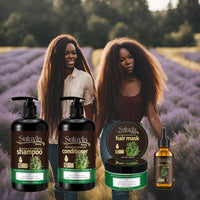 Sulayla Beauty Revitalize and Strengthen Hair Mask - Contains 100% Pure Rosemary and Peppermint Oil - with Biotin - Promotes hair growth - 250ml.