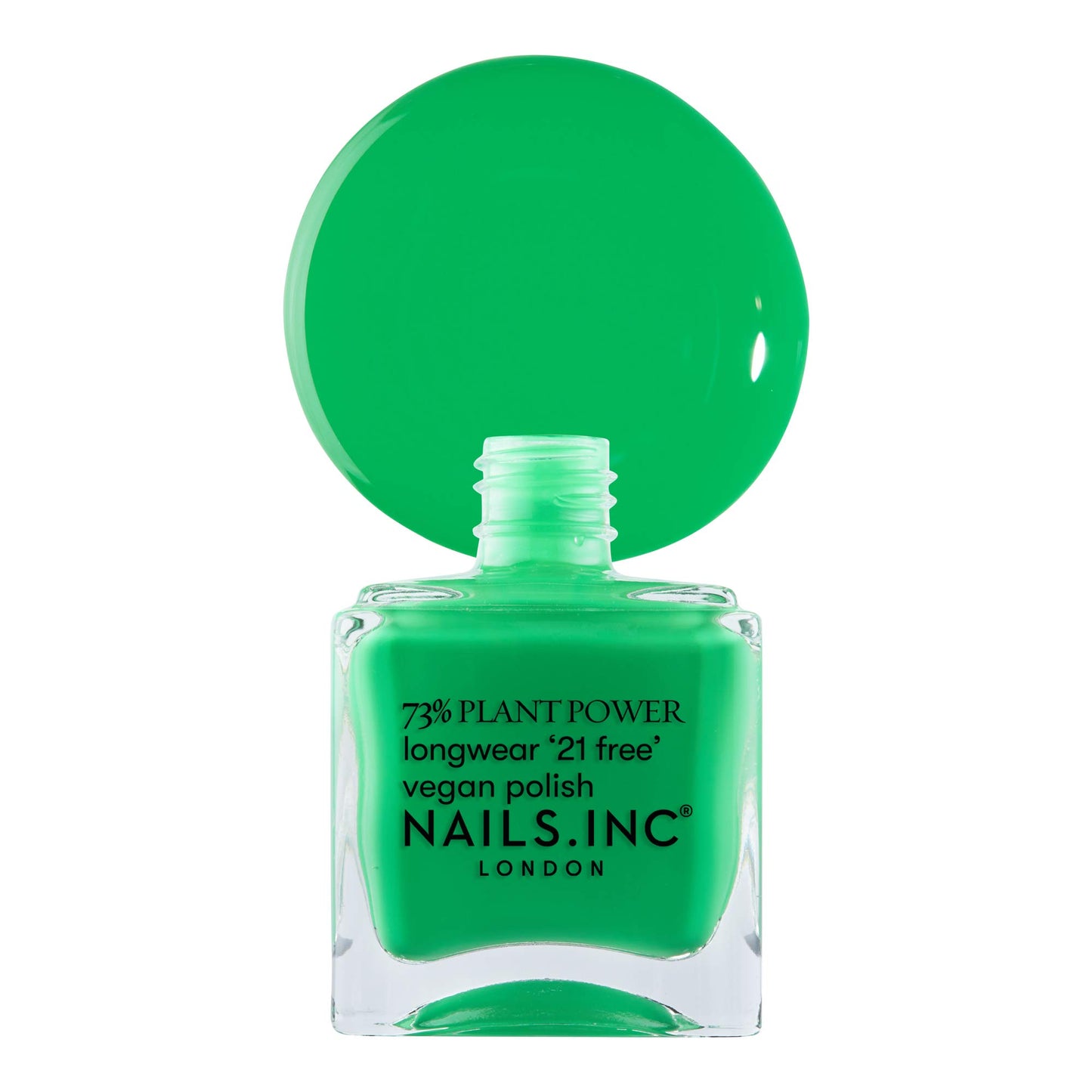 Nails Inc Nails.INC 73% Plant Power Nail Polish, Long Lasting Nail Color Lasts Up to 10 Days, Quick Drying, Cruelty Free, Vegan, 21 Free Formula, Mother Earth's Calling, (14ml)