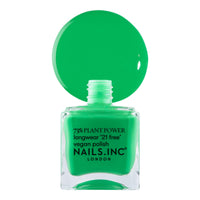 Nails Inc Nails.INC 73% Plant Power Nail Polish, Long Lasting Nail Color Lasts Up to 10 Days, Quick Drying, Cruelty Free, Vegan, 21 Free Formula, Mother Earth's Calling, (14ml)