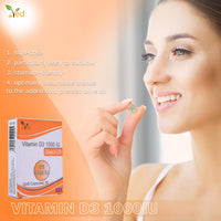 VED Vitamin D3 1000 IU SOFTGEL | 30 Days Supply