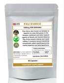 Your Best Supplement PAU D'ARCO Capsules 100% Pure (No additives No Fillers) Taheebo, Lapacho (60)