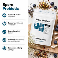 Youth & Earth Spore Probiotics 4 Billion CFU 60 Capsules