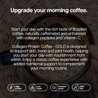 THE PROTEIN WORKS Protein Works | Collagen Protein Coffee - Gold, Caramel Latte, 475g