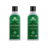 Ayumi Pure Glycerine, Locks in Skin Hydration & Attracts Water to the Skin, Prevents Dry Skin & Leaves it Feeling Smooth, Can be Used For Face Masks - 2 x 150ml