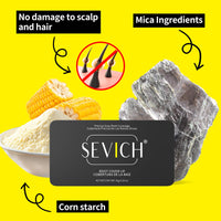 SEVICH Root Touch up, Hairline Powder with Brush, Instantly Conceals Hair Loss, Thinning Gray Hair Shadow Toppers for Women & Men, 48H Makeup Lasting, 8g Large Capacity Dark Brown