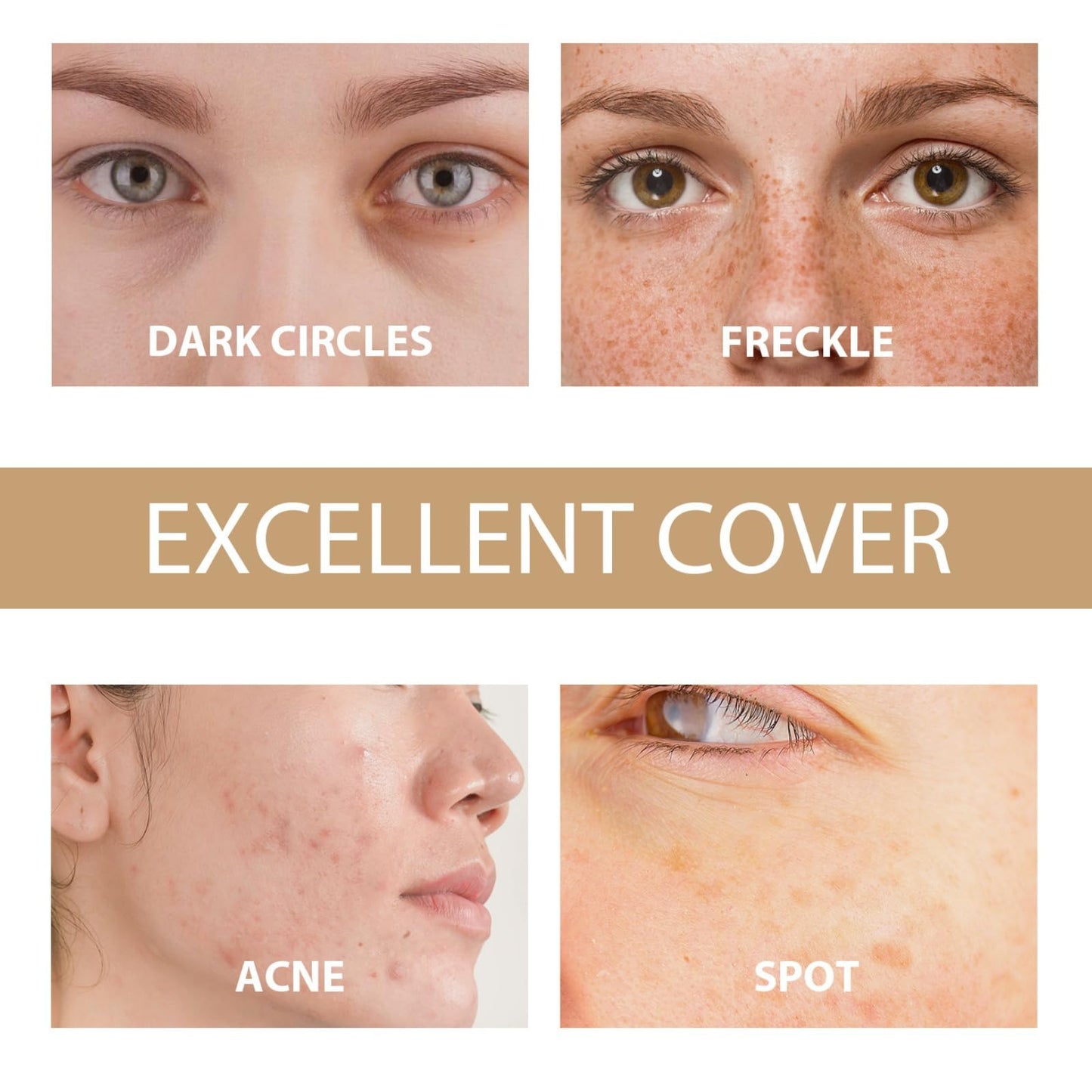 Mubuni Beauty Balm Serum Boosted Skin Tint,Foundation Sticks,Mira/cle Balm Founda/tion,Makeup Found/ation Stick,3 In 1 Solid Tinted Moisturizing Serum Founda/tion,Face Stick-Hydrating Concealer#02