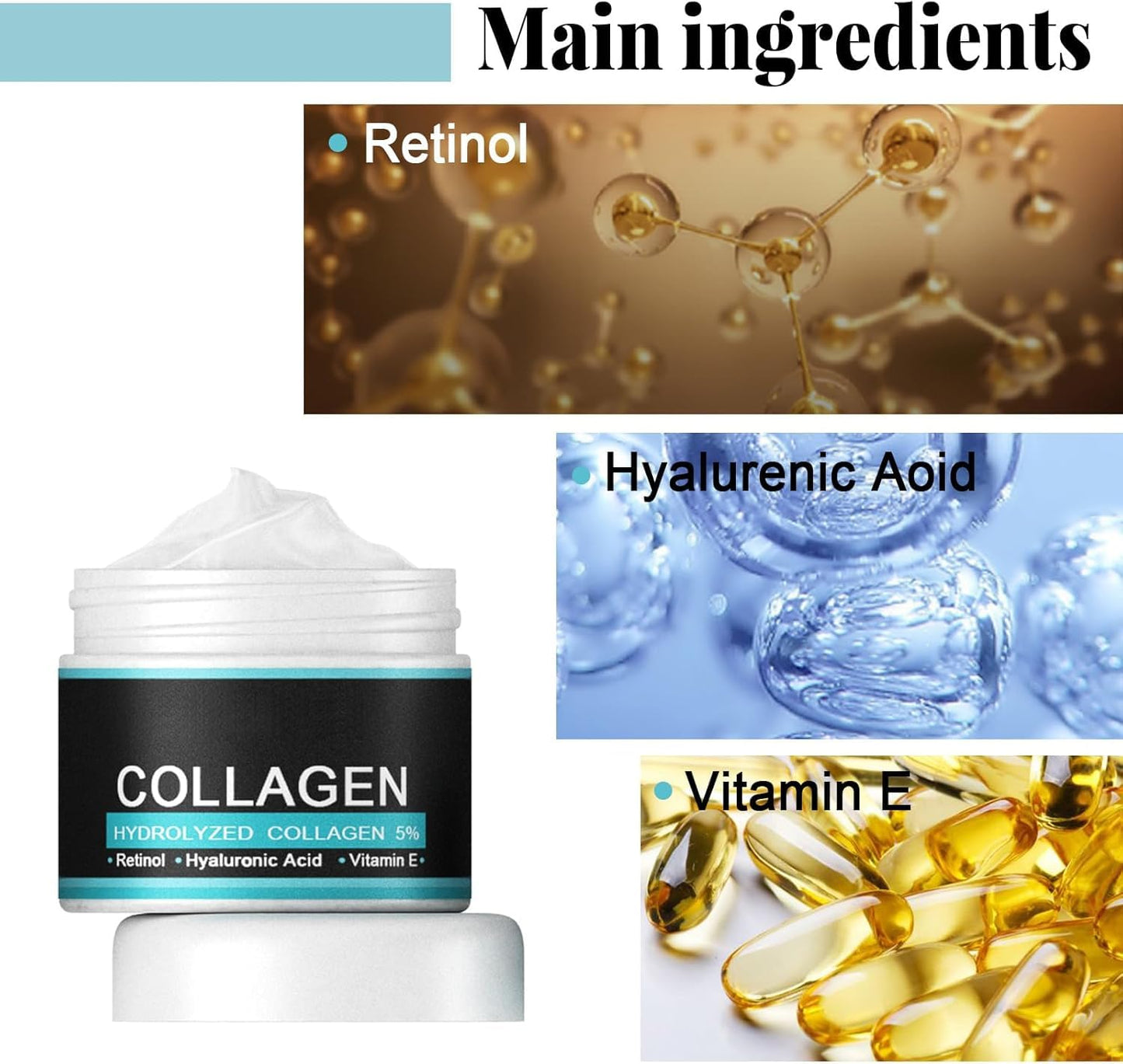 Men's Skin Tightening Face Cream - Anti Aging Moisturizer to Reduce Fine Lines and Wrinkles, Anti Wrinkle Skincare for a Smoother, Youthful Appearance, Face Cream Moisturiser for Men