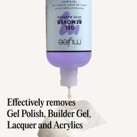MYLEE Mylee Gel Polish Remover Acetone, Salon Professional UV LED Soak Off Nail Polish Cleaner for Manicures and Pedicures (250 ml)