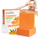 Lustwieta Turmeric Soap Turmeric Acne Dark Spots Smooth Skin, Handmade Soap Bar Pure Soap Bar For Face & Body, Skincare Face Care, Moisturizing, Blackhead Corrector Remover, Moisturizing Erase Fine Lines(1 PCS)