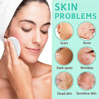 Trendyfave 50 Pads Anti-Aging Glycolic Acid Resurfacing Pads 35%, Glycolic Acid Pads for Face and Body, Exfoliating Face Pads with Vitamins B5, C & E, Green Tea, Glycolic Acid Face Wash for Cleansing Peeling